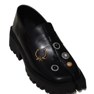 Split Toe Acc Loafers (Black)