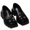 Split Toe Acc Loafers (Black)