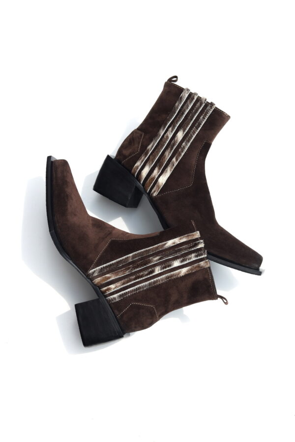 Stripes (Brown Suede)
