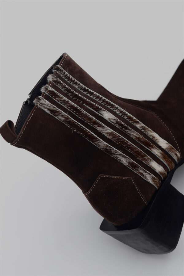 Stripes (Brown Suede)