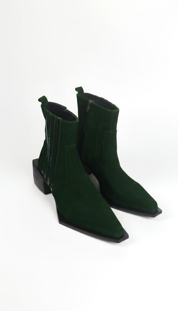 STRIPES (GREEN SUEDE)