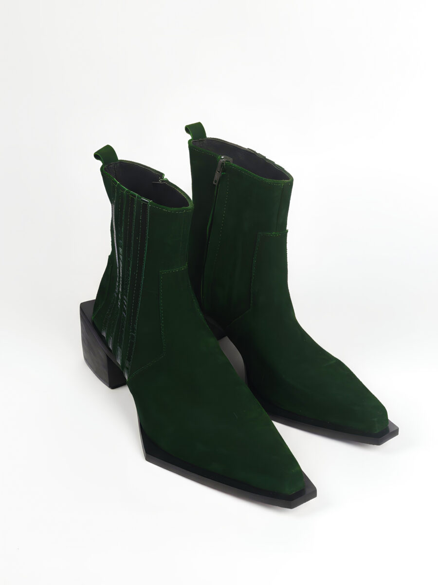 STRIPES (GREEN SUEDE)