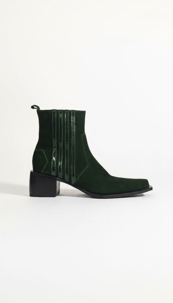 STRIPES (GREEN SUEDE)