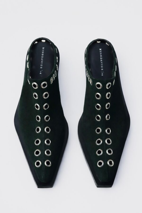 Solace Eyelet Mule (Pointed)