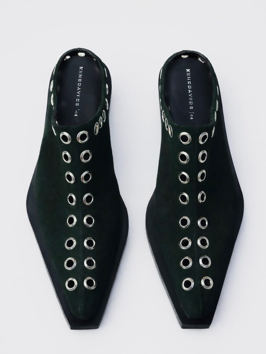 Solace Eyelet Mule (Pointed)