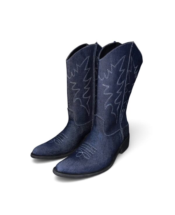 Ike Cowboy Boot (Denim)