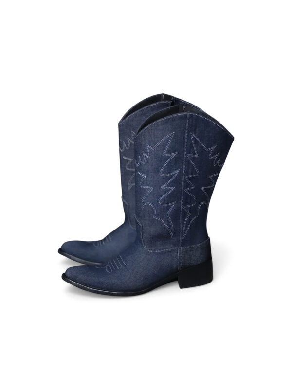 Ike Cowboy Boot (Denim)