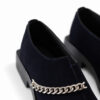 Blue Chain Loafers