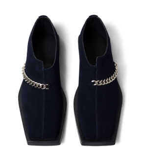 Blue Chain Loafers